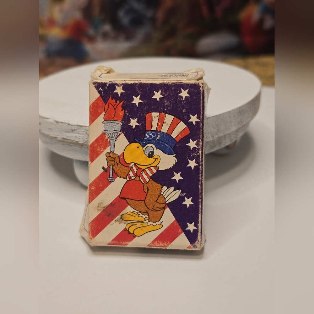 SAM The Olympic Eagle 1984 LA Olympics Mini Playing Cards [ Read Details ]